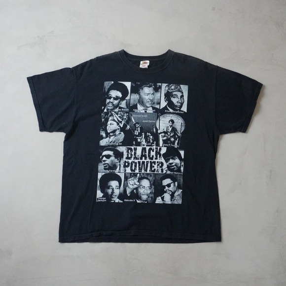 Fruit of the Loom Other - Vintage Black Power T-Shirt XL Mens Fruit of the Loom Malcolm X Muhammad Ali